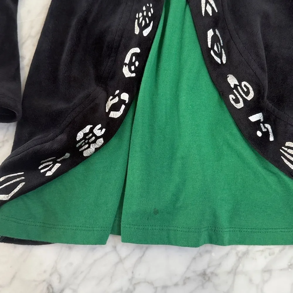 Disney Hocus Pocus Winifred Sanderson Halloween Costume Dress Witch Girls XS 4/5